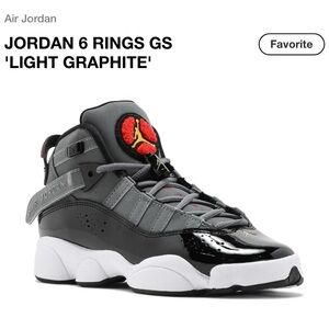 Air Jordan 6 Rings GS Sneakers 6Y